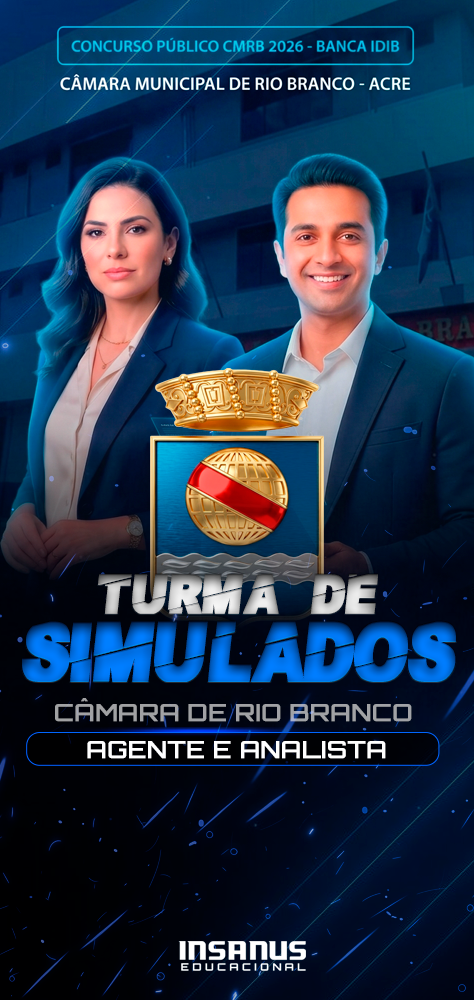 Capa Oficial do Circuito de Simulados CMRB 2026 - Agente e Analista